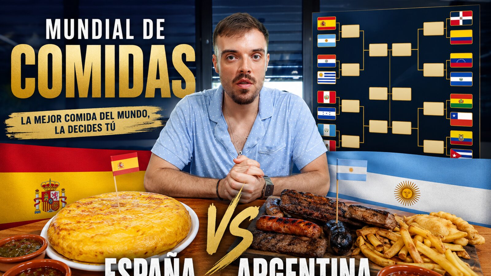 España lleva una tortilla, Argentina un banquete: el Mundial de Comidas de Ibai ya tiene…
