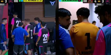 El KRU de Kun Agüero se fue al vestuario con el partido en marcha. Y casi nadie lo vio.