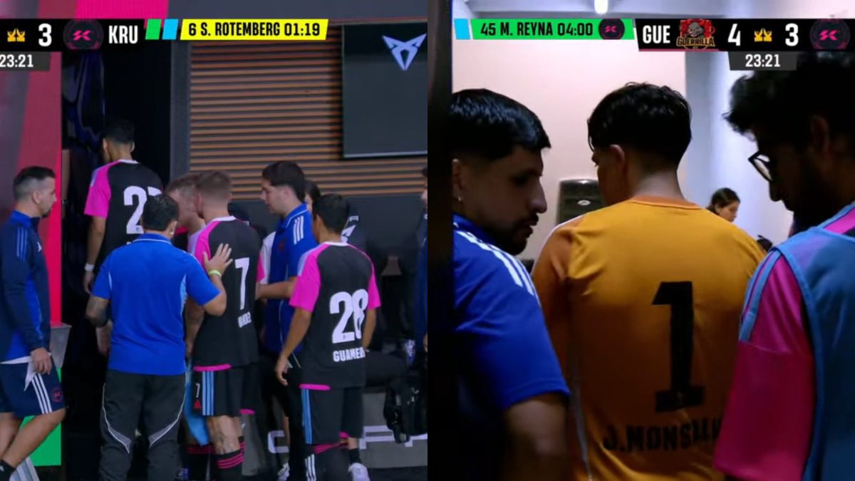 El KRU de Kun Agüero se fue al vestuario con el partido en marcha. Y casi nadie lo vio.